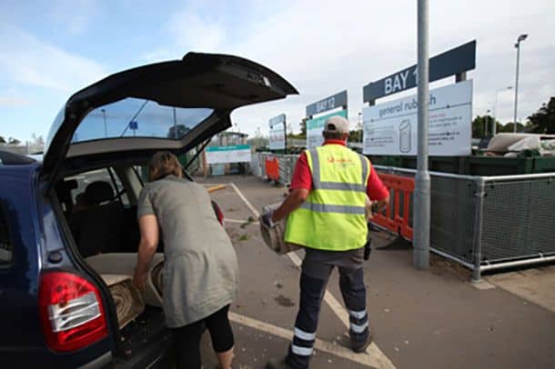 Disposing of Fridges, Batteries & More at Marchwood Tip